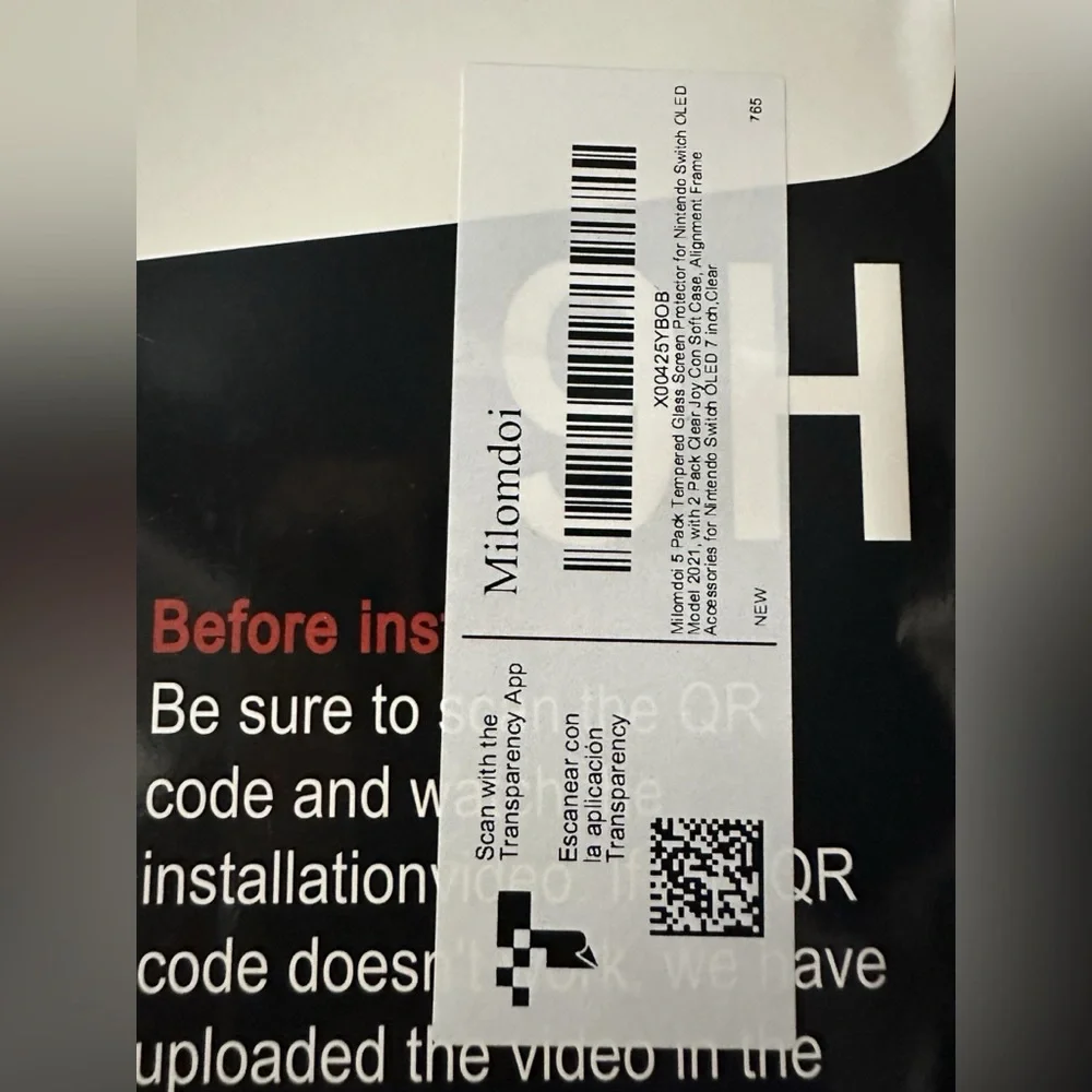 Tempered Glass Screen Protector for Nintendo Switch OLED - Picture 4 of 5